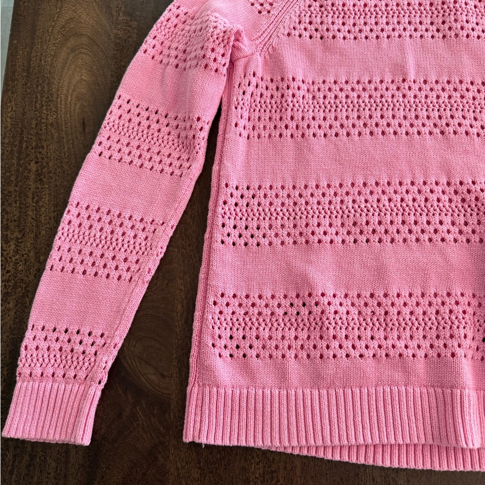 Talbots Pink Crew Neck Sweater - Picture 2 of 4